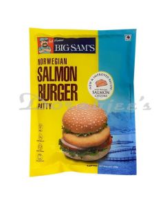 BIG SAMS NORWEGIAN SALMON BURGER 120G