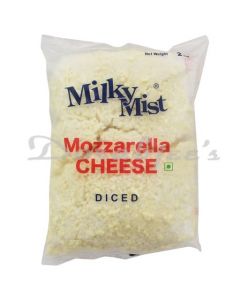 MMD MILKY MIST DAIRY MOZERELLA DICED CHEESE 2KG