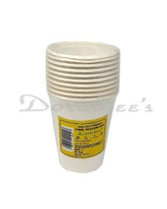 ADVANTECH BAGASSE DISPOSABLE CUPS 250ML 10’S