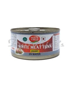 TASTY NIBBLES WHITE MEAT TUNA WATER 185 G