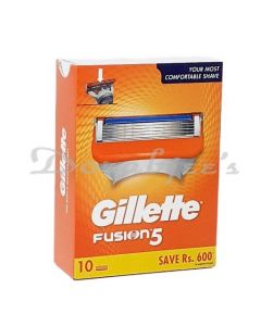 GILLETTE FUSION 5 SHAVING CARTRIDGE 10S