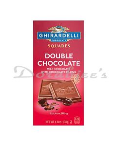 GHIRARDELLI SQUARES DOUBLE CHOCOLATE 138G