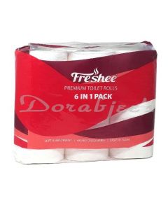 FRESHEE PREMIUM TOILET ROLL 6IN1 2PLY