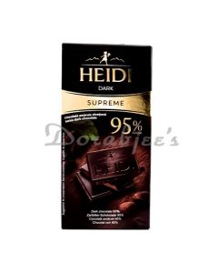 HEIDI CHOCOLATES DARK SUPREME COCOA 95% 50G