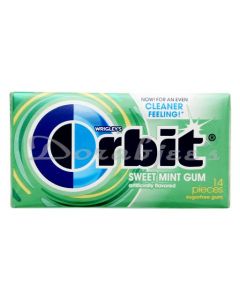 ORBIT SWEET MINT GUM 14PCS