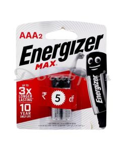 ENERGIZER ALKALINE BATTERY MAX 2 AAA