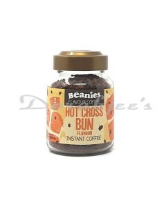 BEANIES FLAVORED COFFEE HOT CROSS BUN 50G