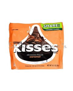 HERSHEYS KISSES CARAMEL CHOCOLATE 286 G