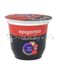 EPIGAMIA GREEK YOGURT NO SUGAR ADDED STRAWBERRY 120G