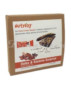 NUTREZY COCOA DATES BARS 240G