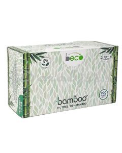 BECO BAMBOO FACIAL TISSUE - 200 PULLS