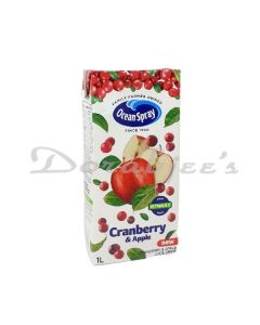 OCEANSPRAY CRANBERRY  APPLE 1L