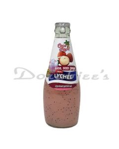 COCOROYAL BASIL SEED DRINK LYCHEE 290ML