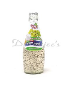 COCOROYAL BASIL SEED DRINK WHITE GRAPE 290M