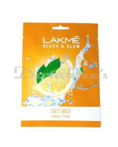 LAKME BLUSH & GLOW FACE MASK LEMON FRESH 20G