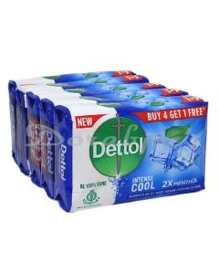 DETTTOL INTENSE COOL MENTHOL 120G 4+1