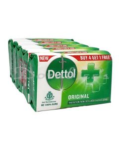 DETTOL ORIGINAL 120G SOAP 4+1