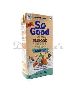 SO GOOD ALMOND AND   COCONUT MILK 1LTR