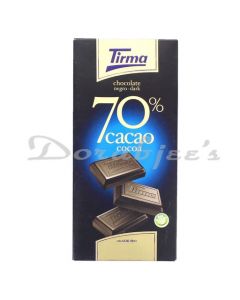 TIRMA DARK CHOCOLATE 70% 125G