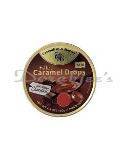 CAVENDISH & HARVEY CARAMEL CHOCO DROPS 130G