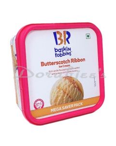 BASKIN ROBBINS BUTTERSCOTCH RIBBON TUB -700ML