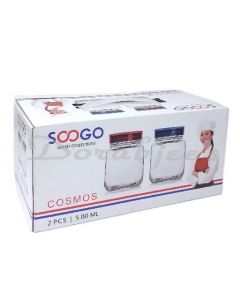 COSMOS JAR RED LID SO2 500ML