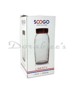 LIBERTY JAR BLUE LID  1 PC 2.5L