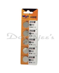 NIPPO BUTTON CELL 2032-1 PC