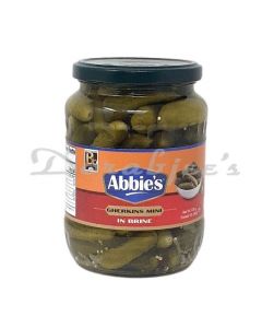 ABBIES GHERKINS MINI IN BRINE 670G