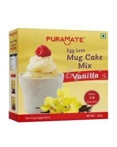 PM PURAMATE  MUG CAKE MIX- VANILLA 225G