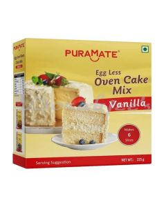 PM PURAMATE  OVEN CAKE MIX- VANILLA 225G