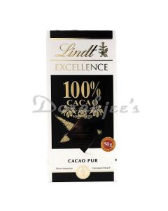 LINDT EXCELLENCE DARK 100% 50G