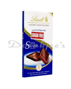 LINDT SUGARFREE LAIT XTRA-FIN 100G