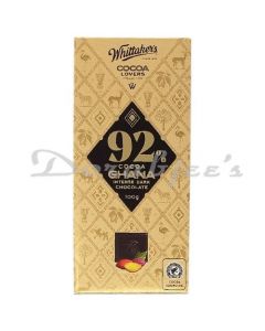 WHITTAKERS 92% DARK CHOCOLATE GHANA INTENSE 100 G