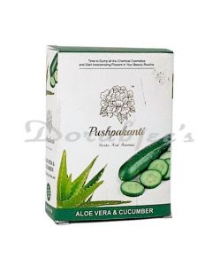 PUSHPAKANTI ALOE VERA CUCUMBER SOAP 100G PUCU085