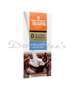 TRAPA 0% SUGAR - MILK CHOCOLATE 80 G