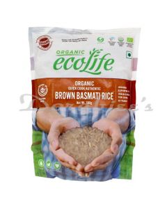 ECOLIFE ORGANIC BROWN BASMATI RICE 500G