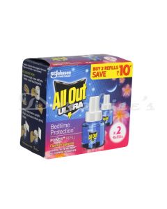 ALLOUT ULTRA MOSQUITO REPELLENT FLORAL TWIN REFILL 2*45ML