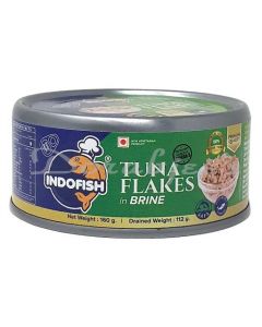 INDO FISH TUNA FLAKES BRINE160G