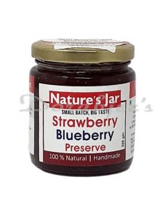 NATURE'S JAR STRAWBERRY BLUEBERRY PRESERVE 200G