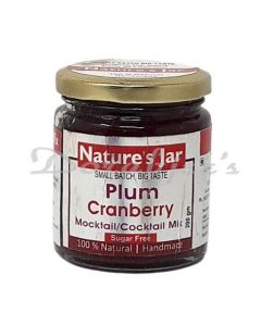 NATURE'S JAR PLUM CRANBERRY PRESERVE 200G