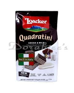 LOACKER WAFER ROLLS 250G CHOCOLATE & MILK