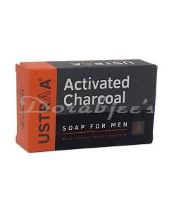 USTRA ACTIVTED CHARCOAL SOAP 100G