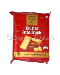 LOVELY BAKE STUDIO-BUTTER ATTA RUSK 150G