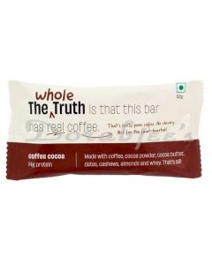 THE WHOLE TRUTH COFFEE COCOA PROTEIN BAR 52 G