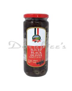 CANEEN BLACK OLIVES SLICE 450G