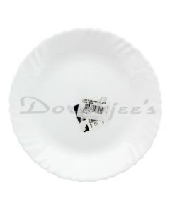 LUMINARC FLUTED DESSERT PLATE 19CM TEMPERED