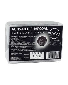 RAW7 CHARCOAL SOAP-100GM