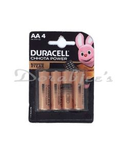 DURACELL CHOTA POWER BATTERY AA PACK OF 4