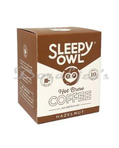 SLEEPY OWL FILTER COFFEE  HOT BREW HAZELNUT 10P-125G